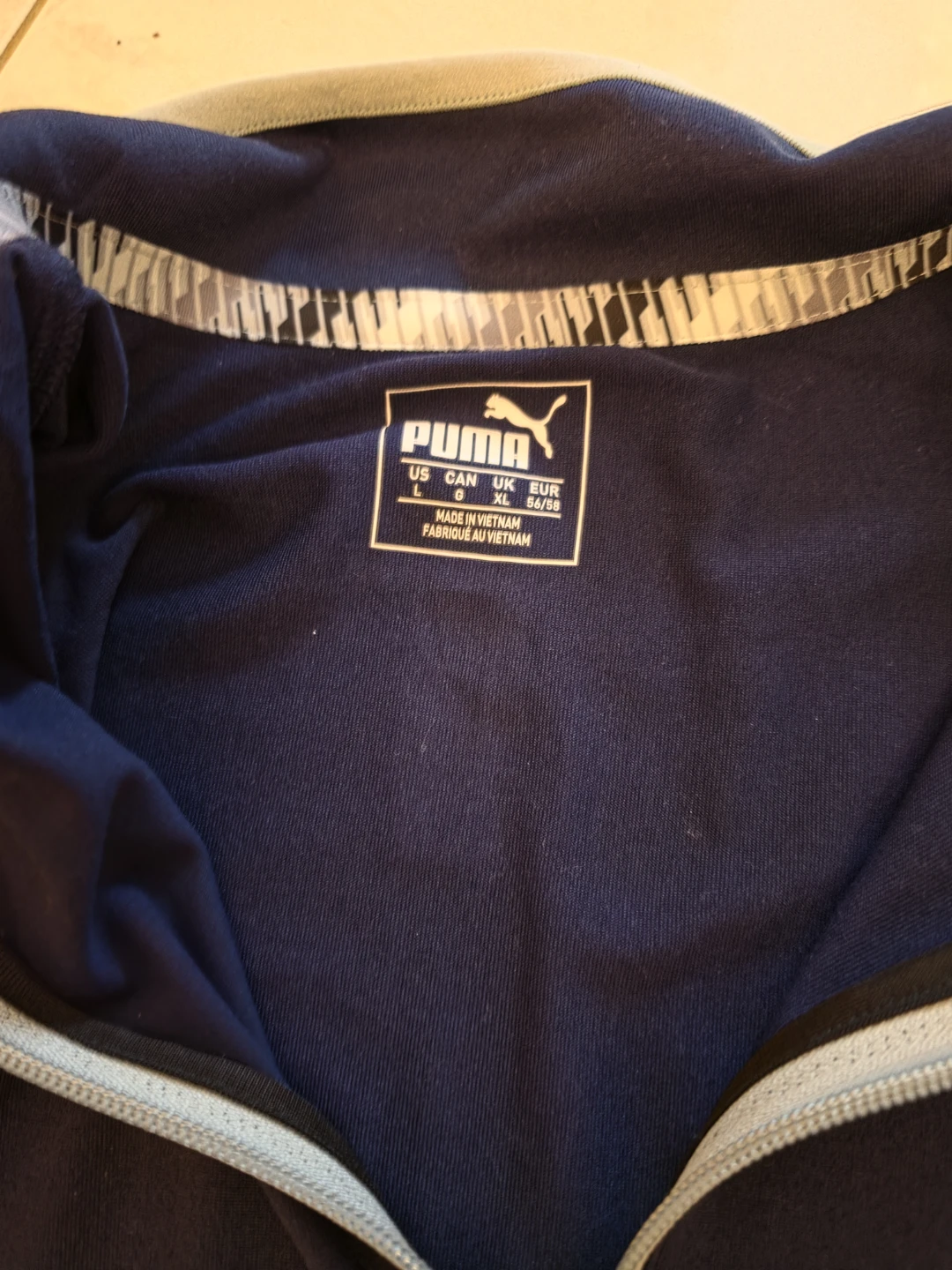 Puma Golf 1/4 Zip Pullover, Navy, Size Large - photo 4