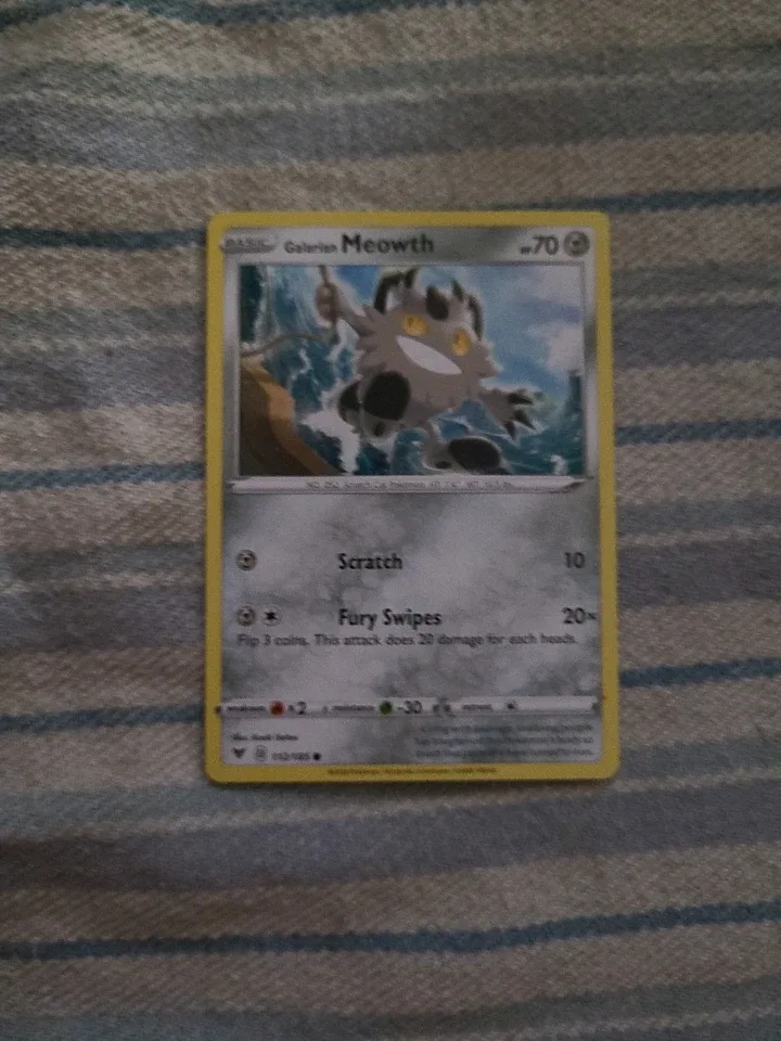 SWSH04: Vivid Voltage #112/185 Galarian Meowth