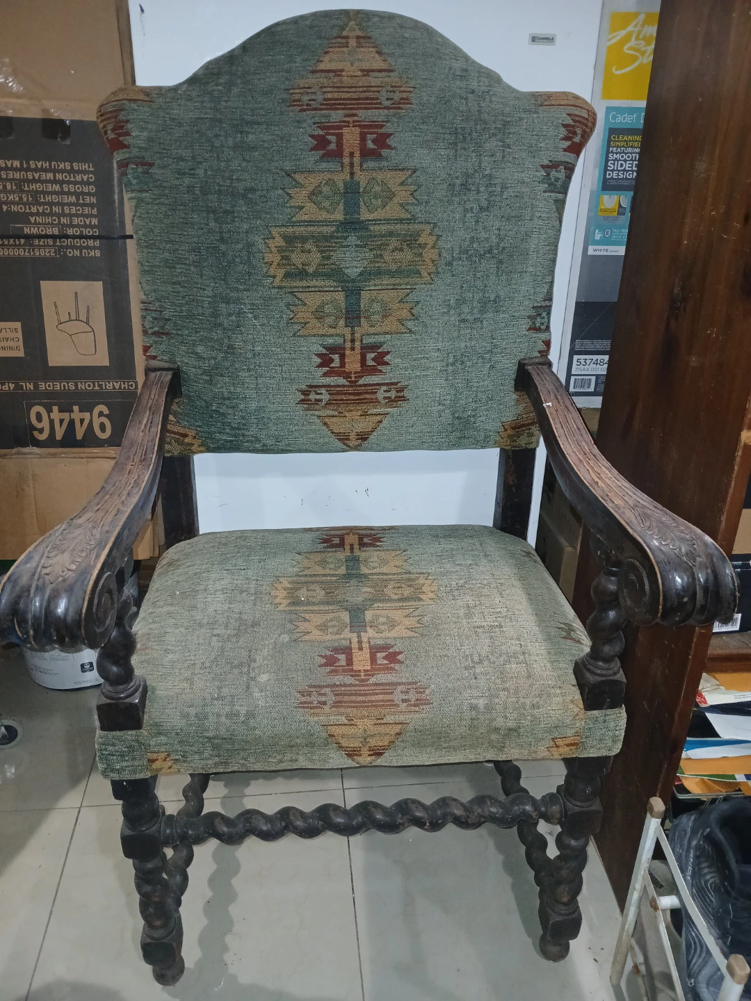 Vintage Southwestern Style Armchair