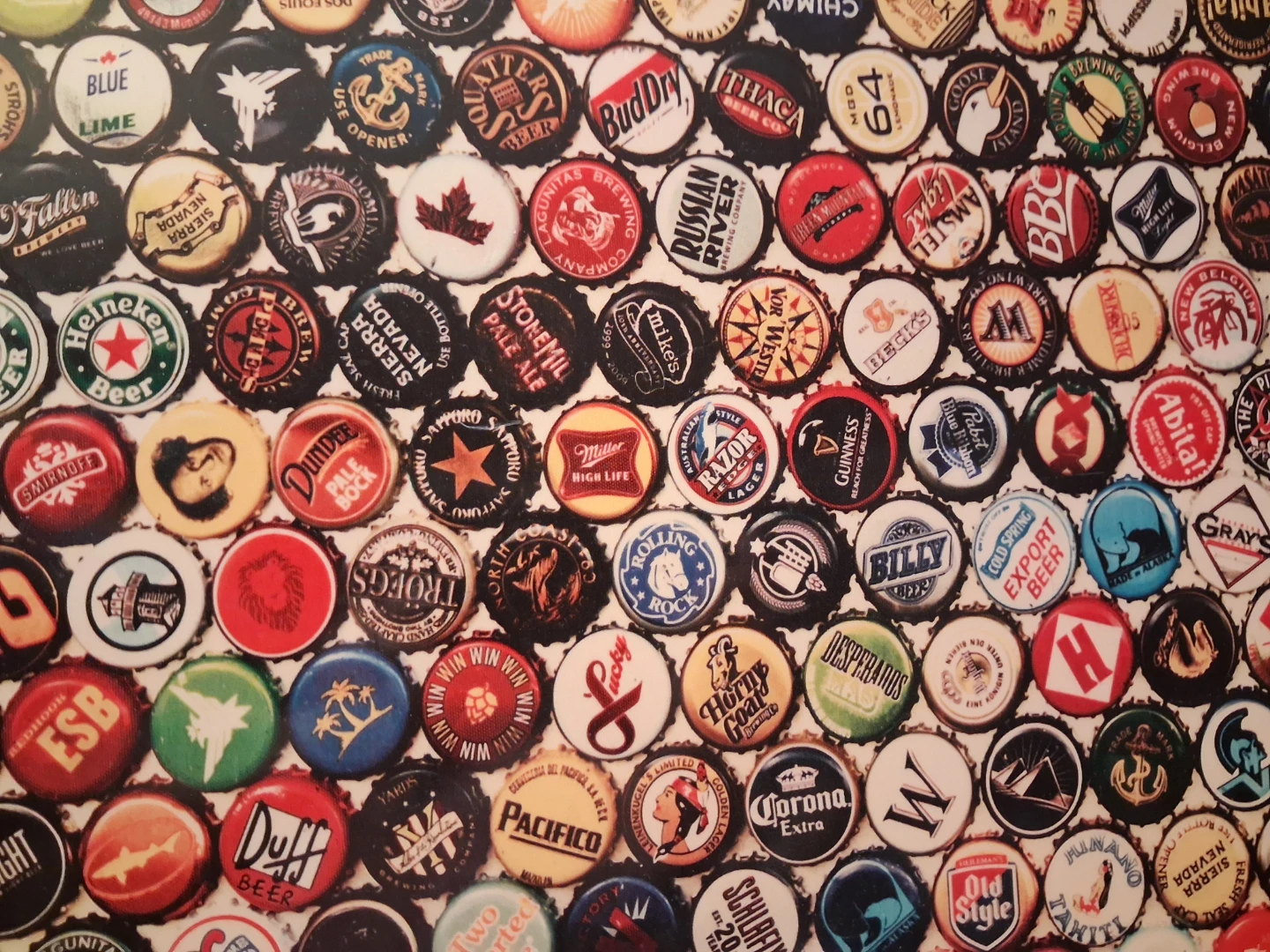 Large beer cap canvas - photo 2