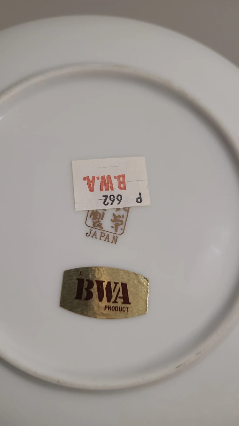 2 BWA Japan Porcelain Plates (both $5) - photo 4