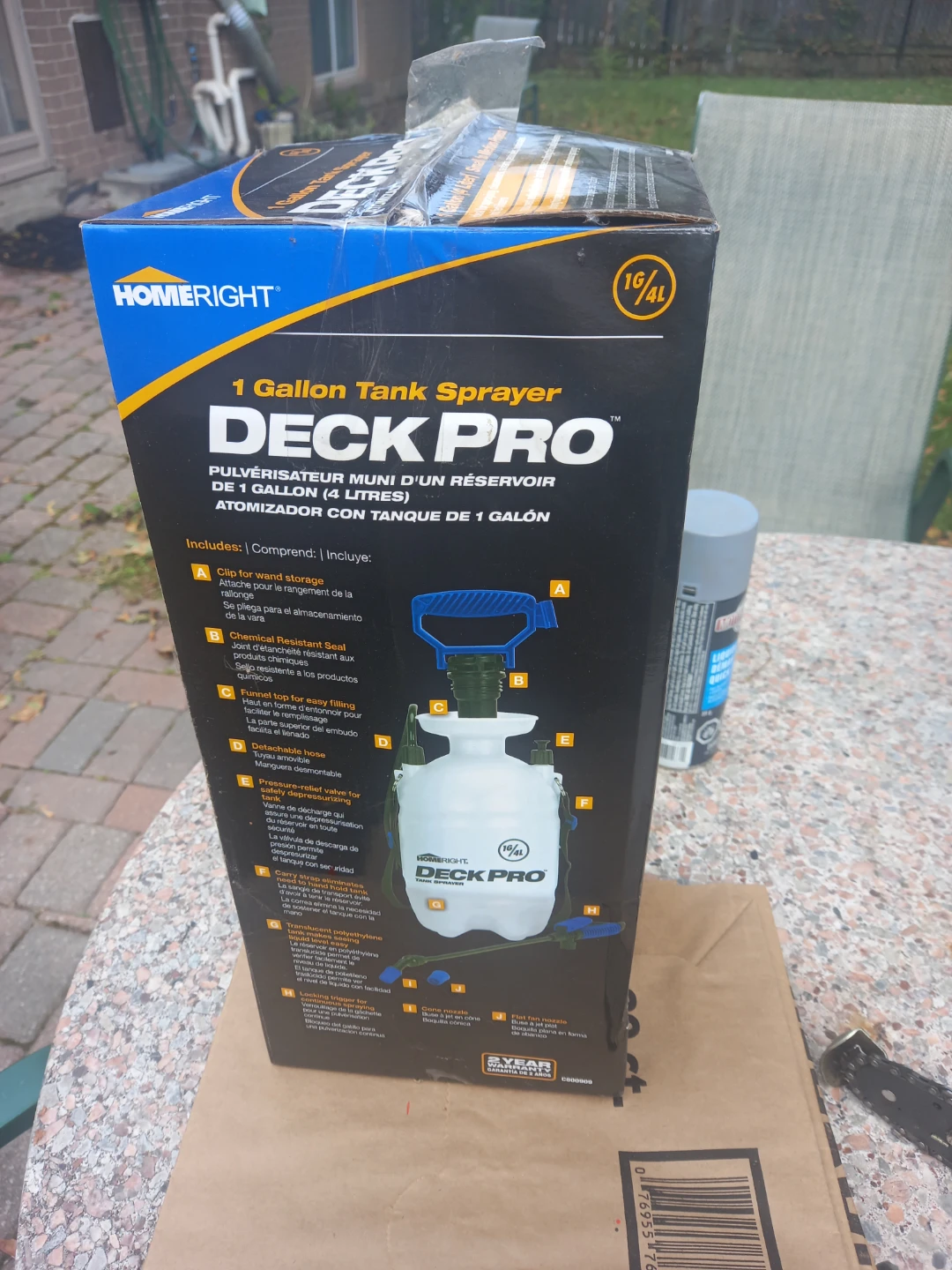 HomeRight Deck Pro 1 Gallon Tank Sprayer