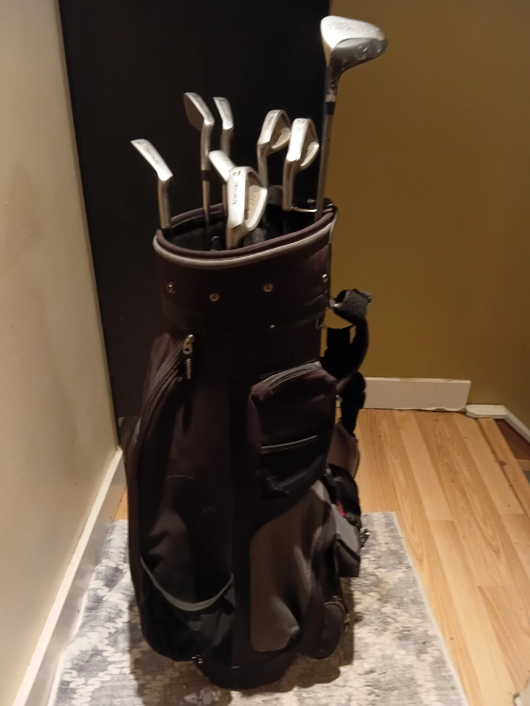 Spalding Eclipse Mens Left Hsnded Golf Club Set & Bag (FOOTBALL)