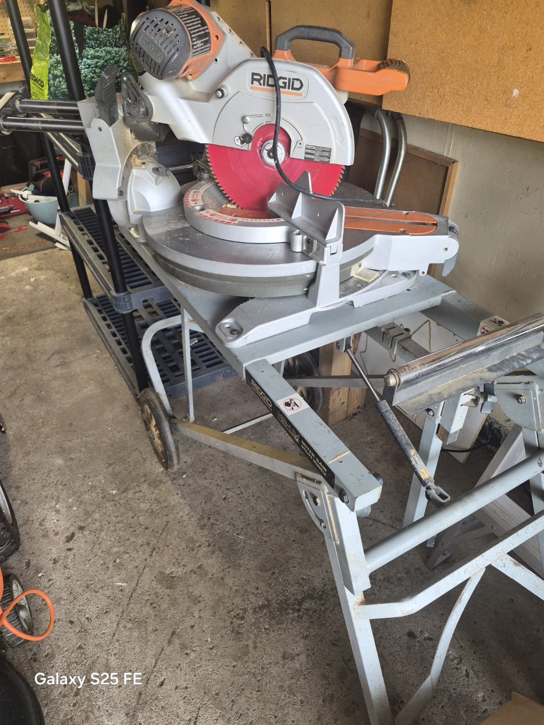 Ridgid Miter Saw with Mobile Stand - photo 2