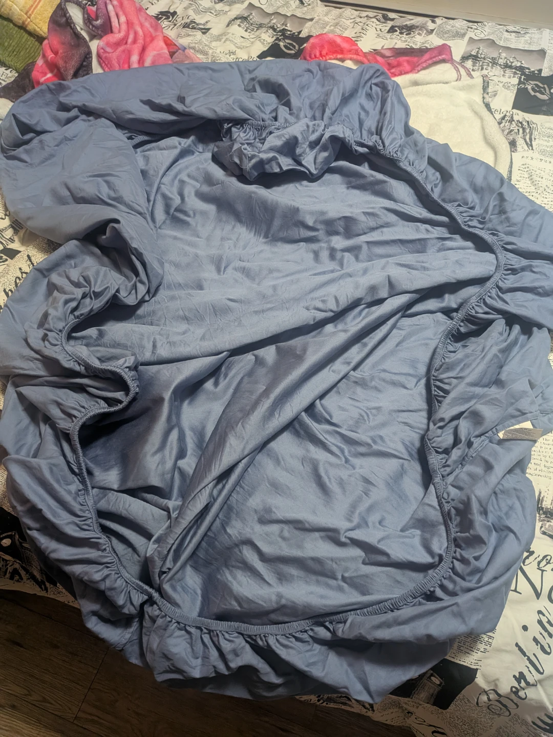 Blue Fitted Sheet pick up in St Albert - photo 5