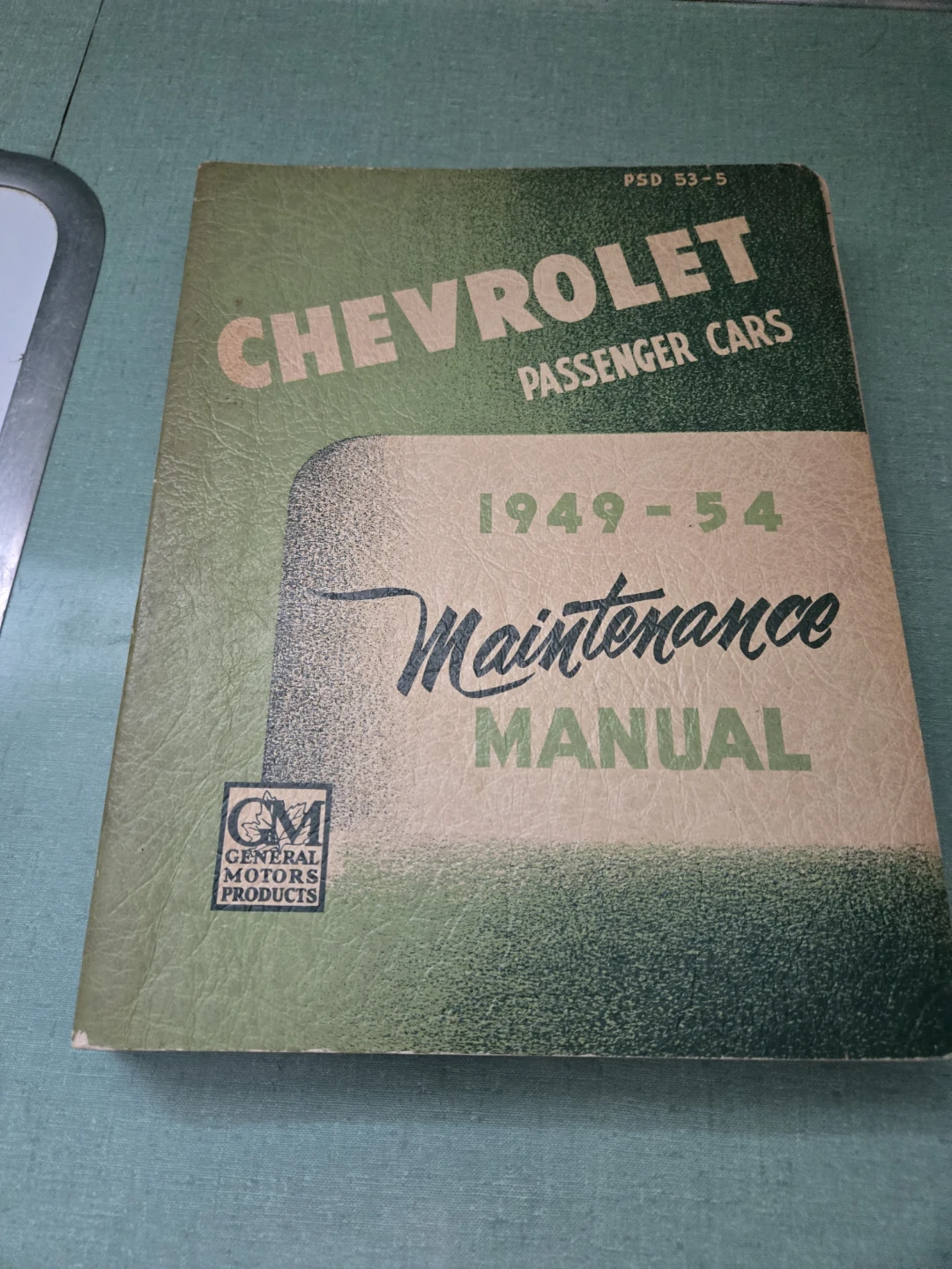 Chevrolet Passenger Cars 1949-54 Maintenance Manual