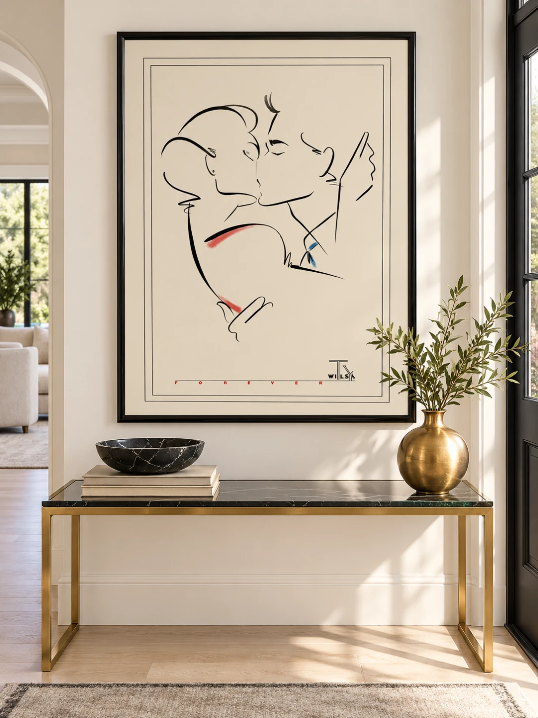 Ty Wilson Vintage 80s Forever Framed Art Print