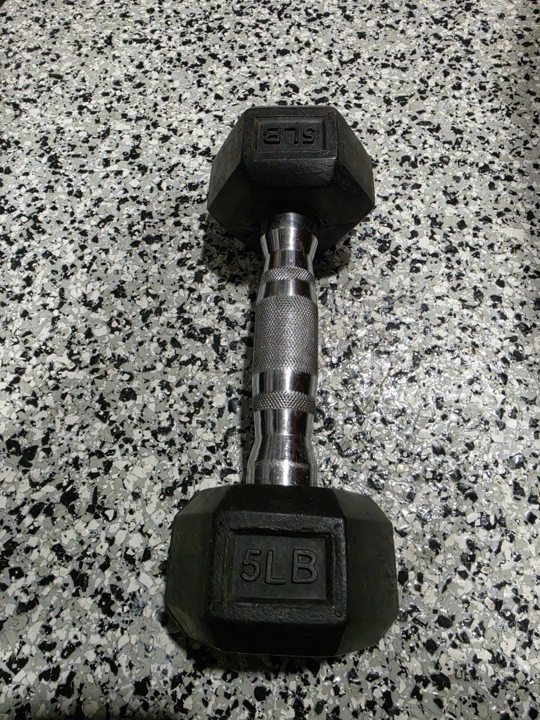 5 lb Hex Dumbbell