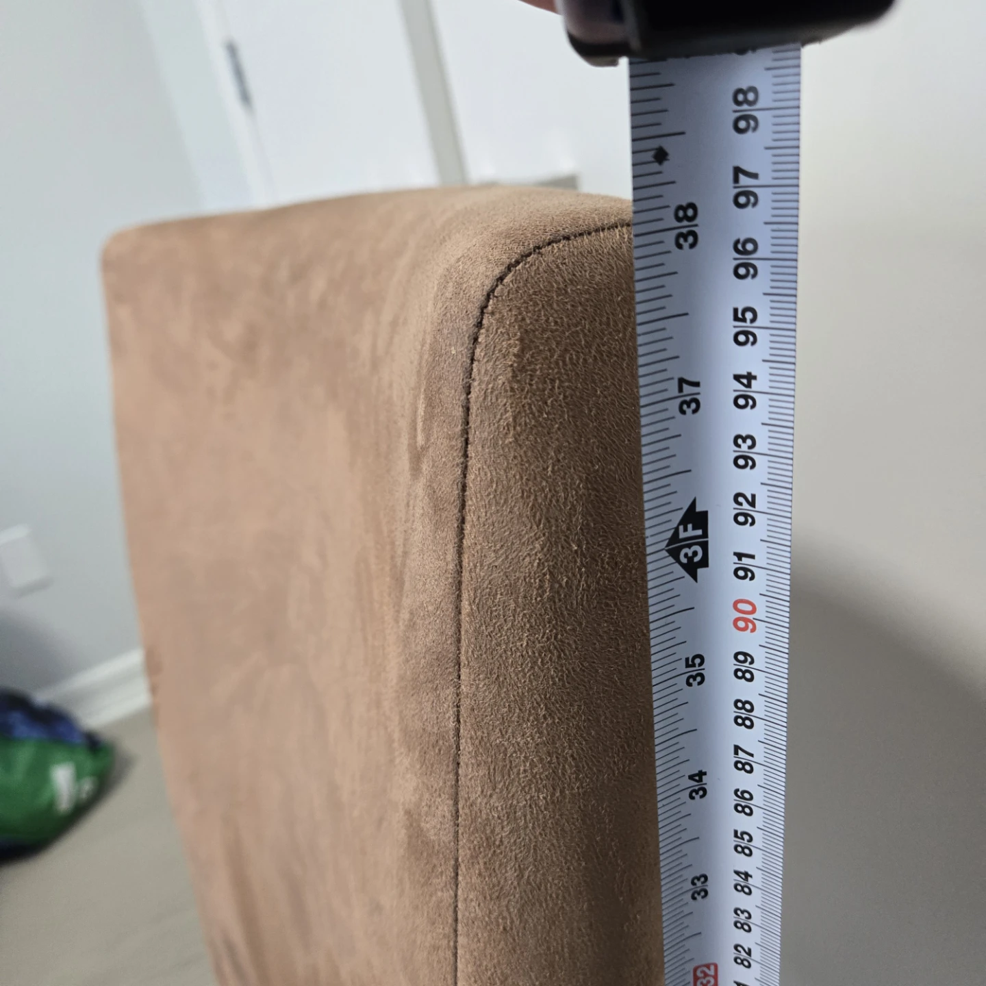 Set of 4 Brown Suede Dining Chairs - photo 2