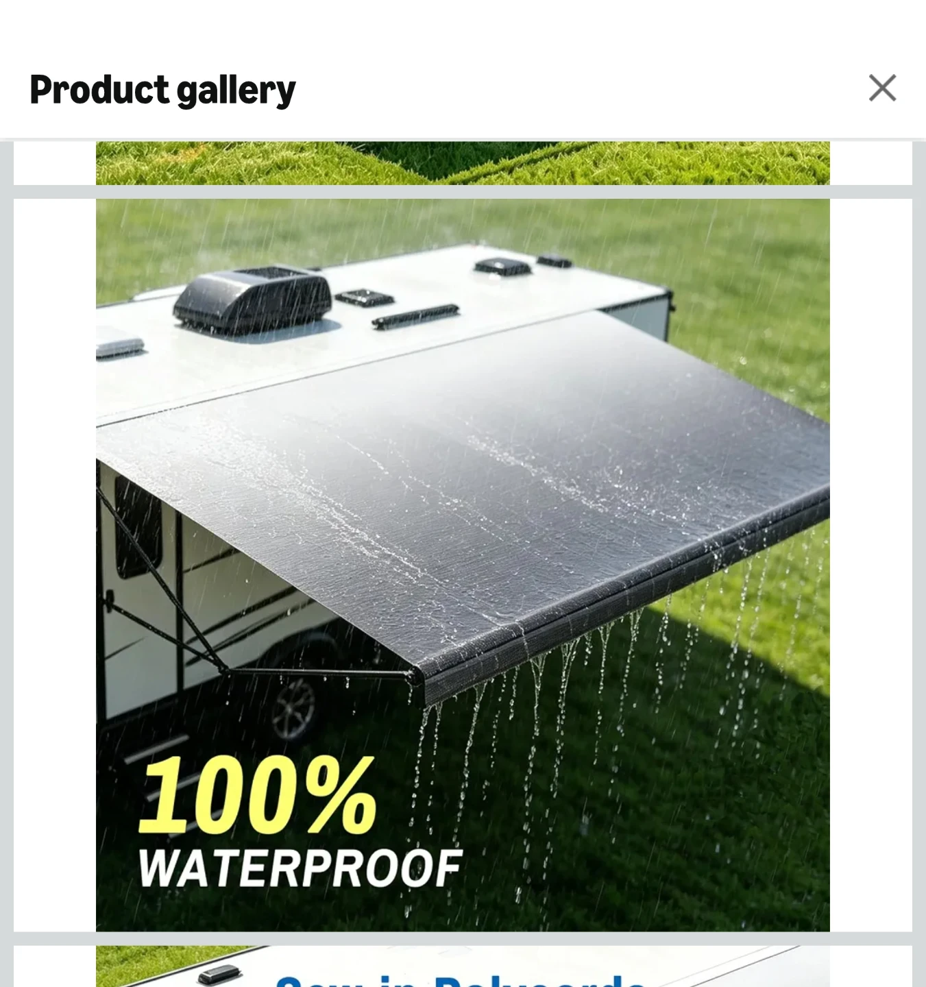 ShadePlus RV Awning Replacement Fabric - photo 5