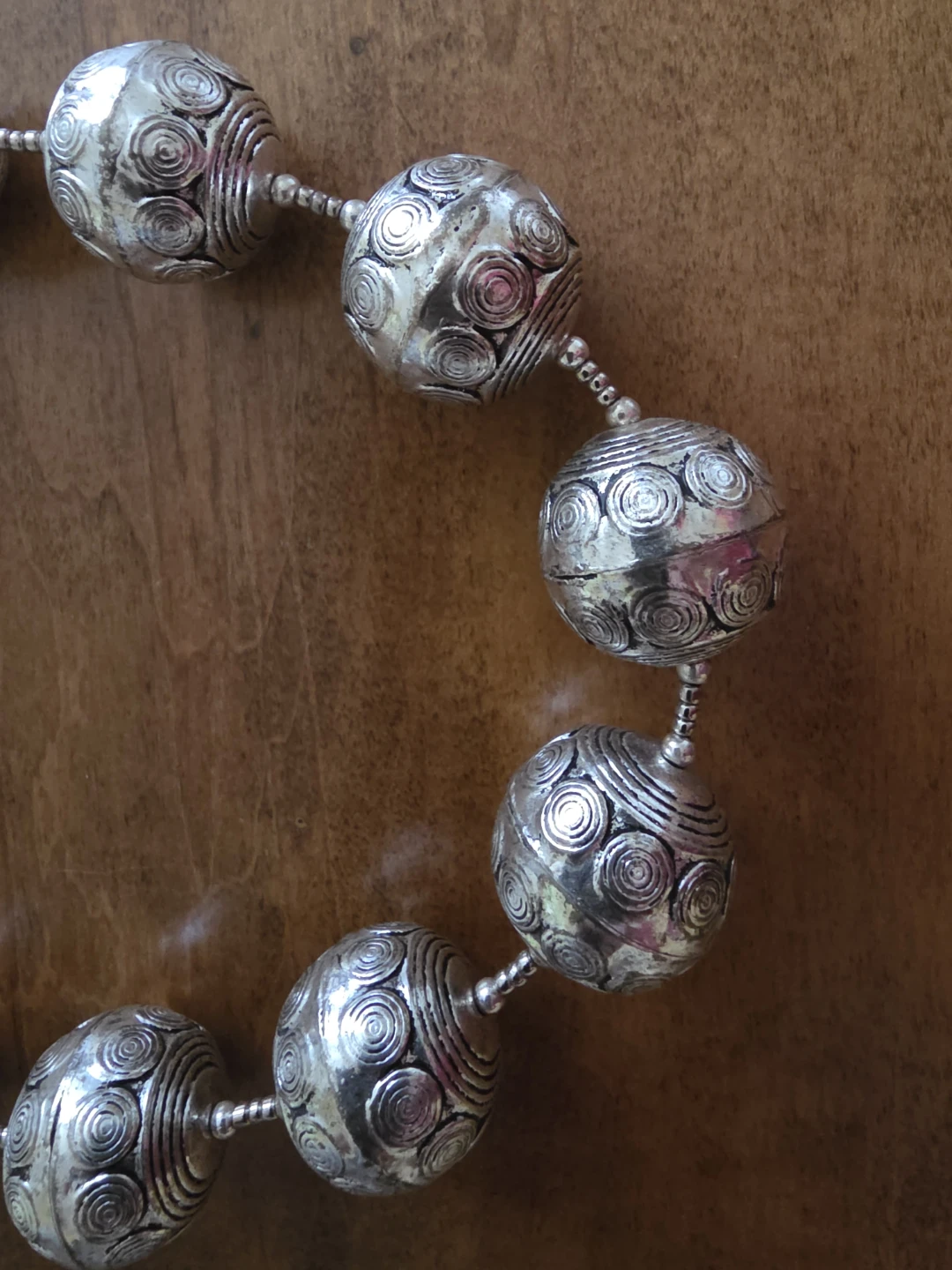 Silver-toned statement necklace - photo 2