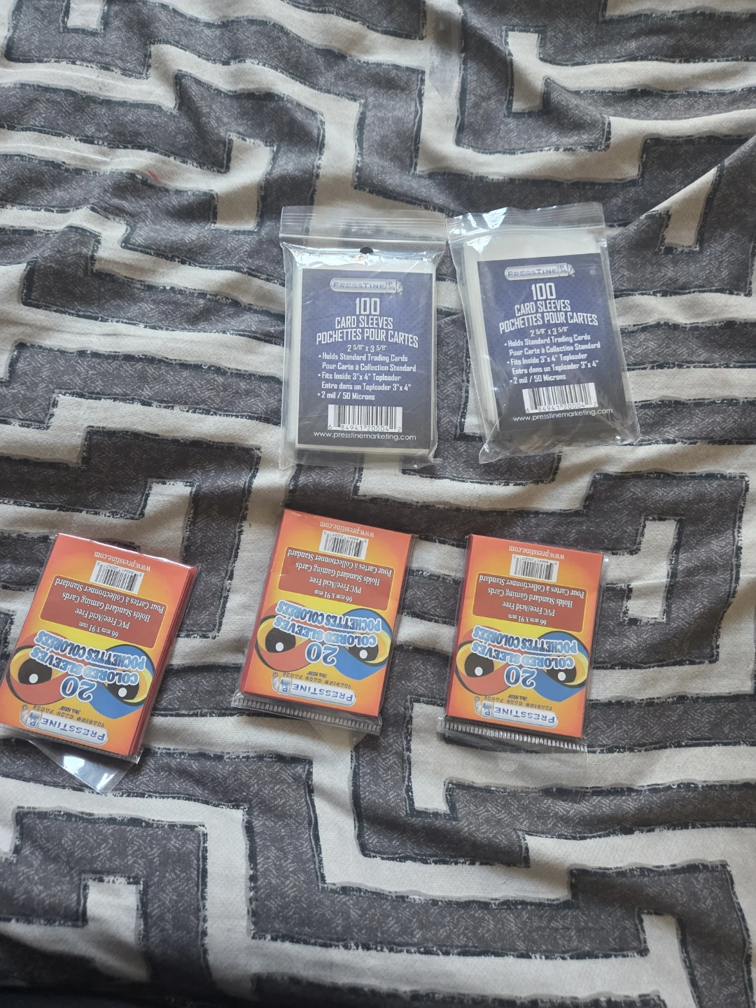 Presstine Trading Card Sleeves Bundle