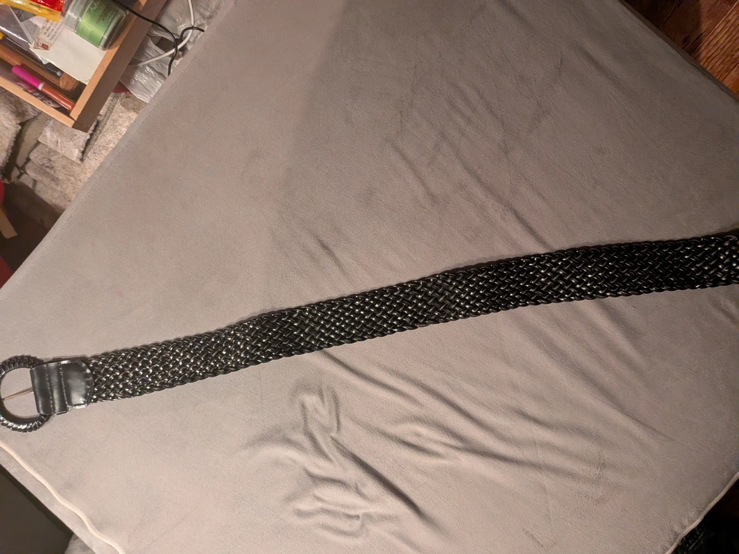 Black Woven Belt
