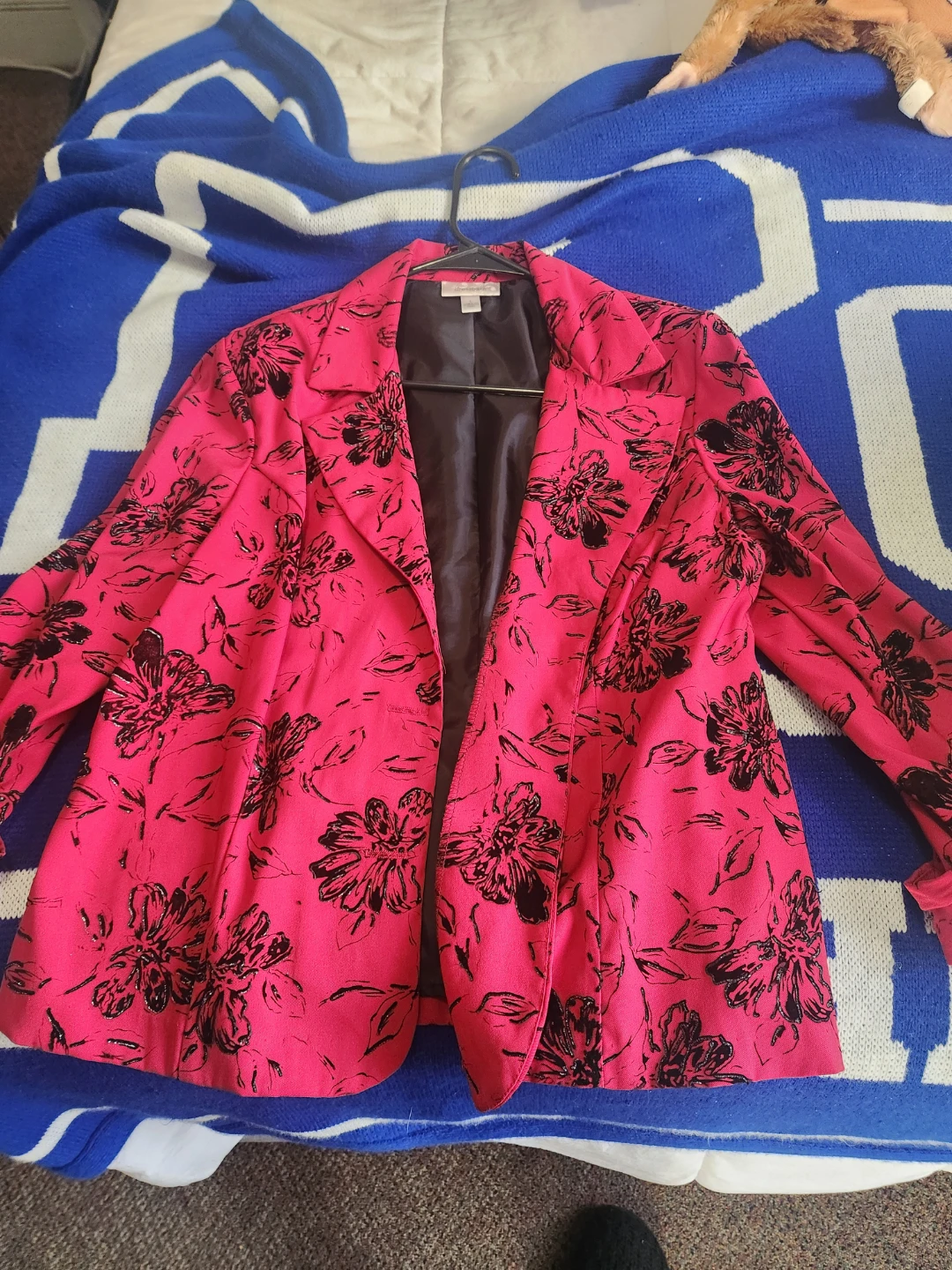 Christopher & Banks Floral Blazer