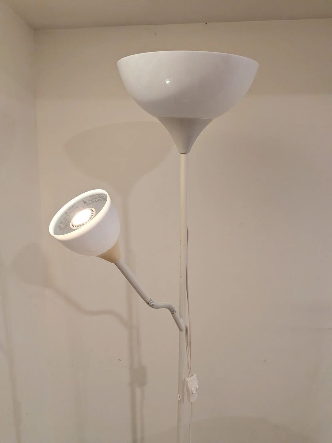 White Double Head Floor Lamp ( Ikia ) - photo 3