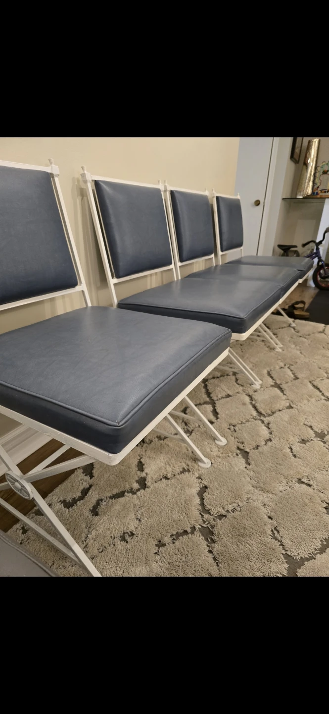 solid metal chairs