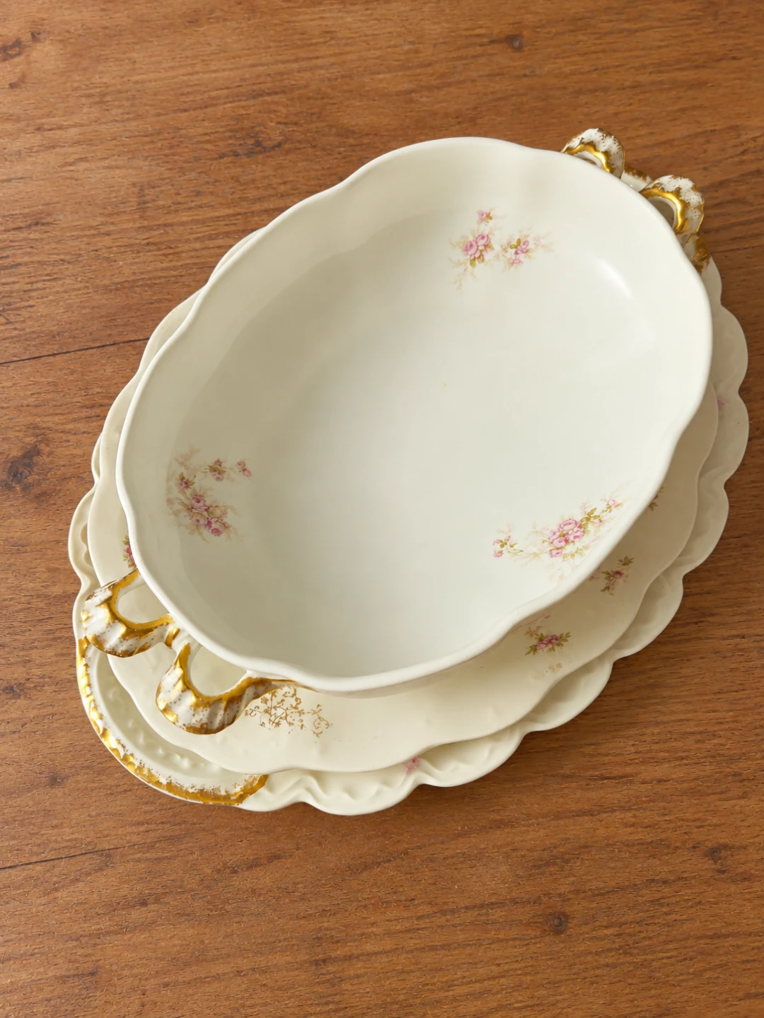 Vintage Floral  Haviland 1931  Porcelain Serving Set - photo 4