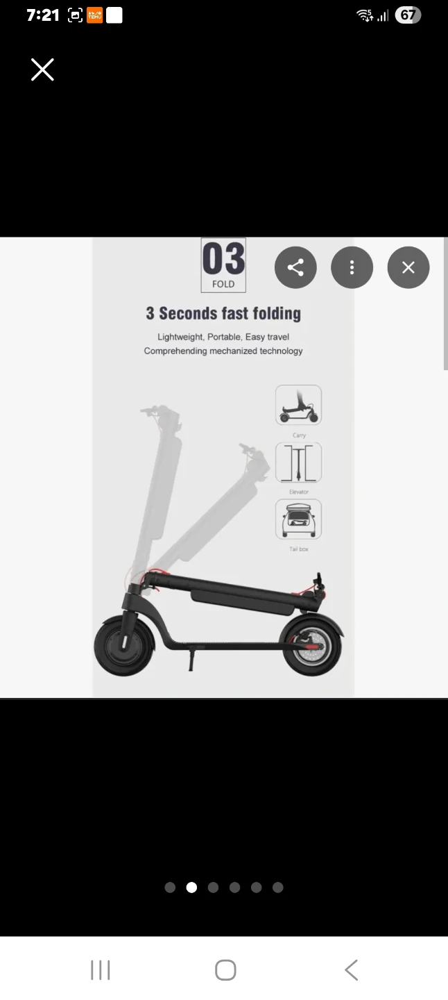 Electric scooter and Hoover - photo 3