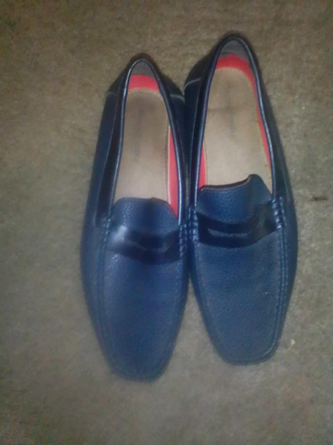 Henry Ferrera Navy Blue Loafers