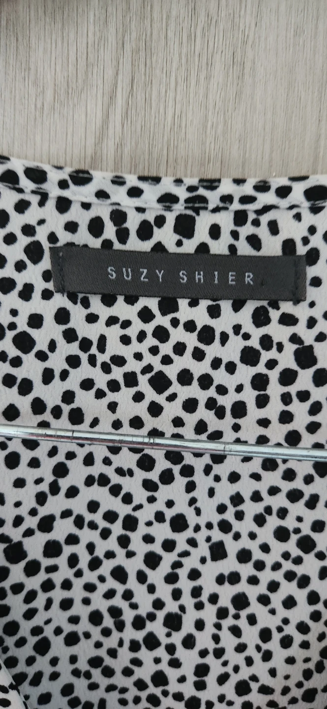 Suzy Shier Black and White Print Dress - photo 3