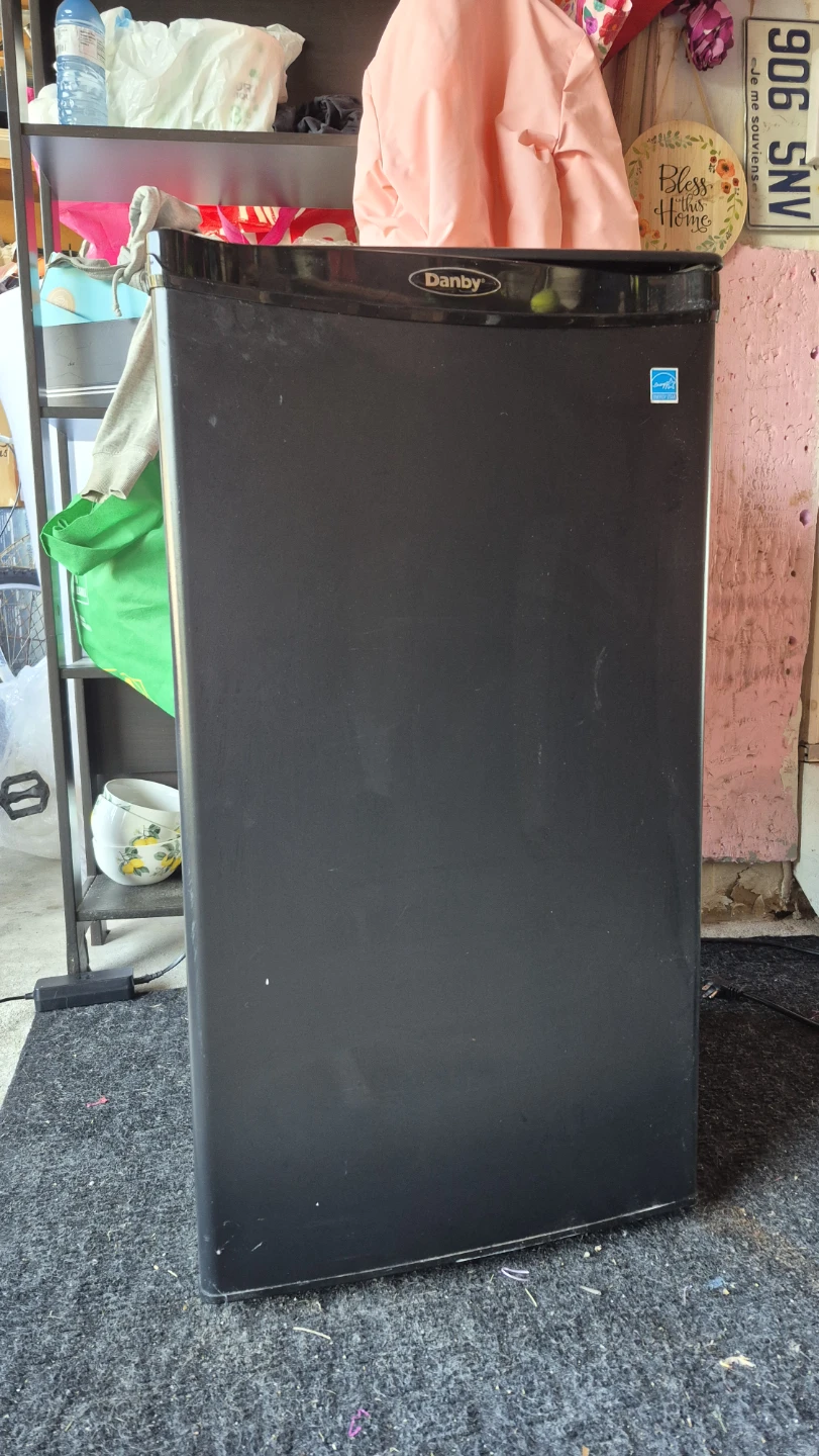 Fridge,Black ,130 inch  tall with mini freezer. - photo 2