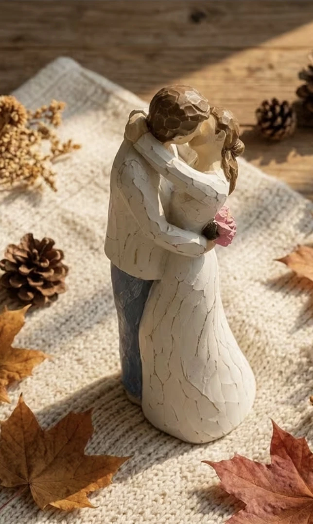 Wedding Gift - Lovers Couple Sculpture Statue Figurine *new - photo 3