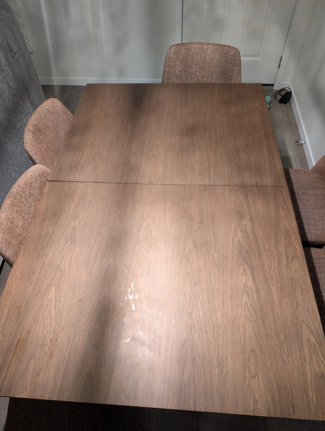 Walnut Stained Extension Dining Table - photo 3
