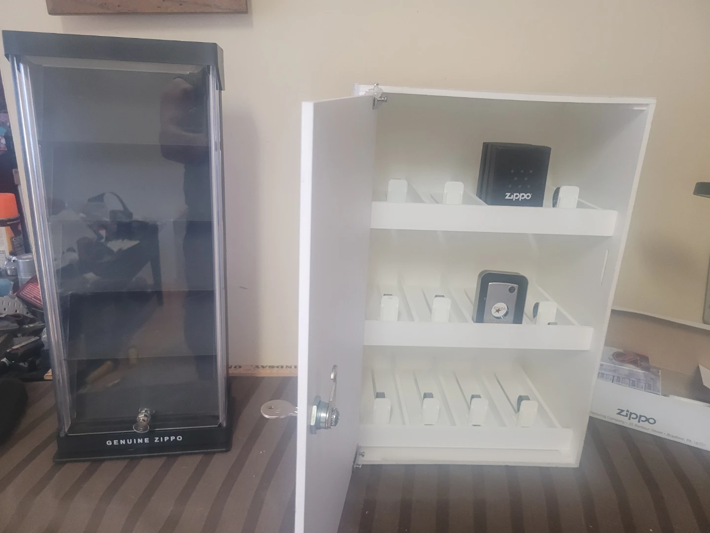 Genuine Zippo Display Case