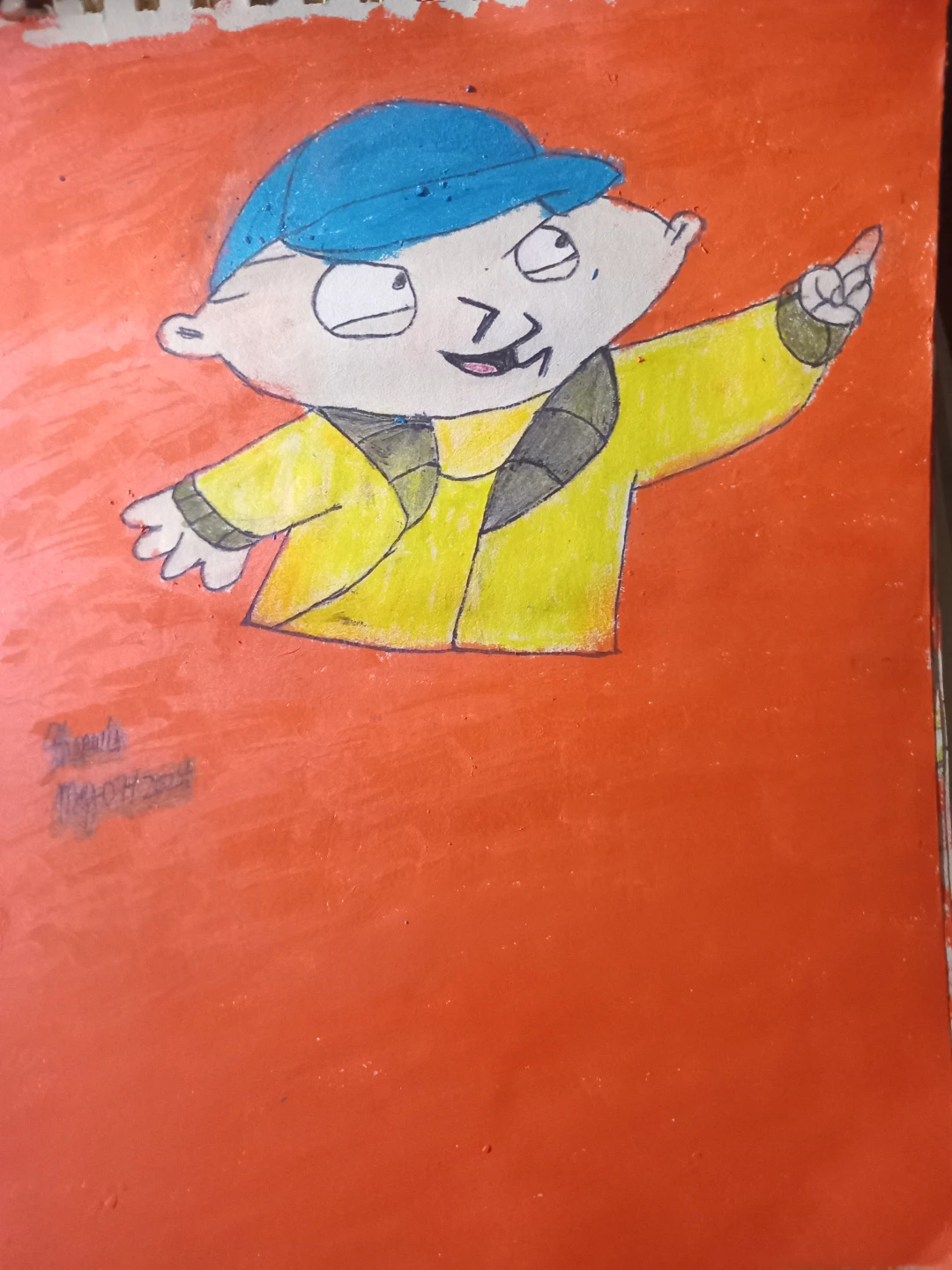 STEWIE GRIFFIN DRAWING BY CUSTOM ARTIST SHERWIN - photo 2