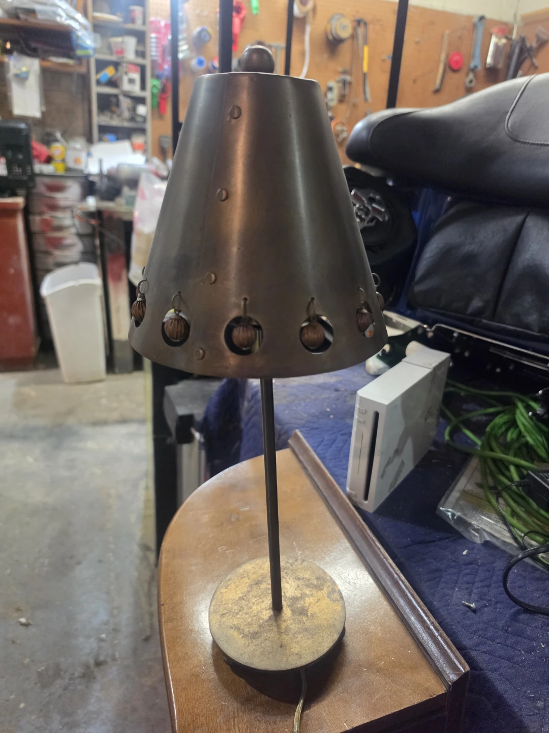 Vintage Metal Table Lamp - photo 2