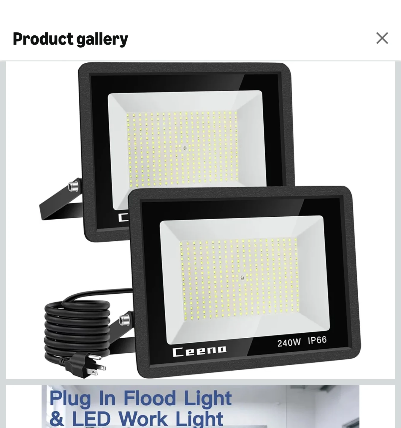 Ceeno 240W LED Flood Light