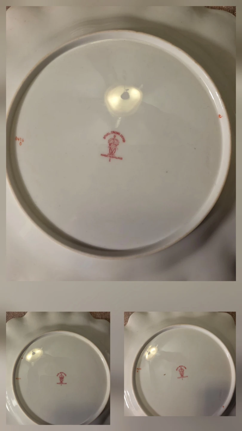 Royal Crown Derby Olde Avesbury Plates 8.75" - Matching Set of 3 - photo 3