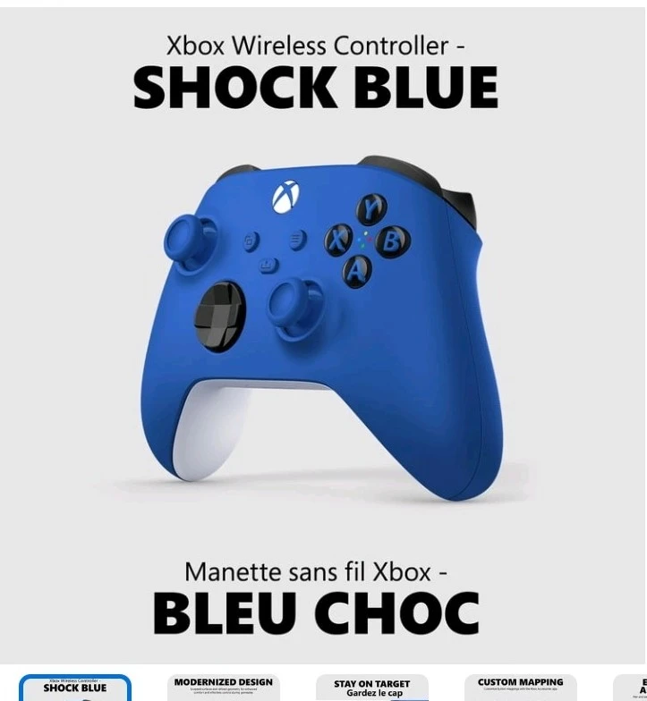 Xbox Wireless Controller - Shock Blue - photo 2