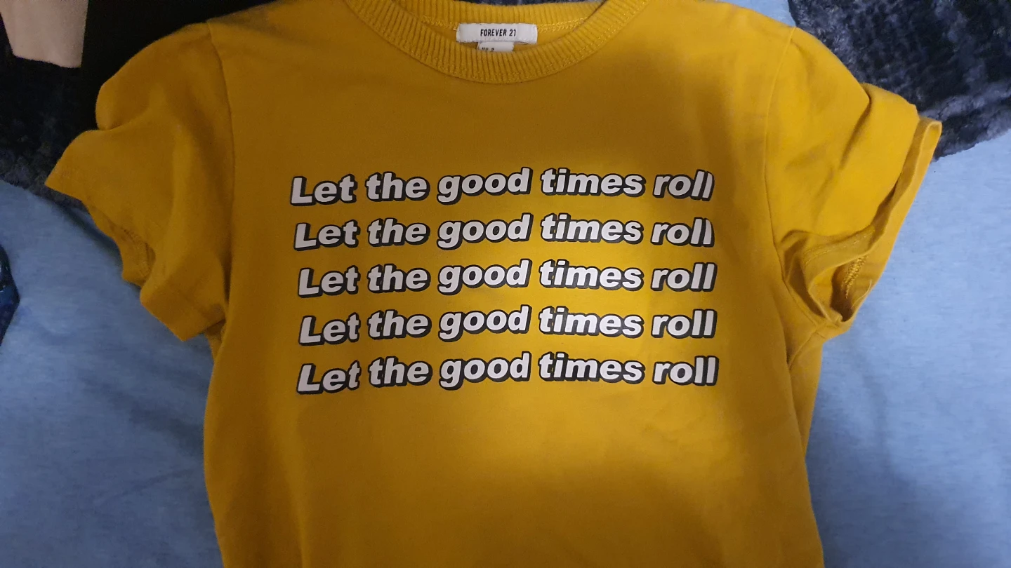 Forever 21 Mustard Yellow Graphic T-Shirt - photo 4