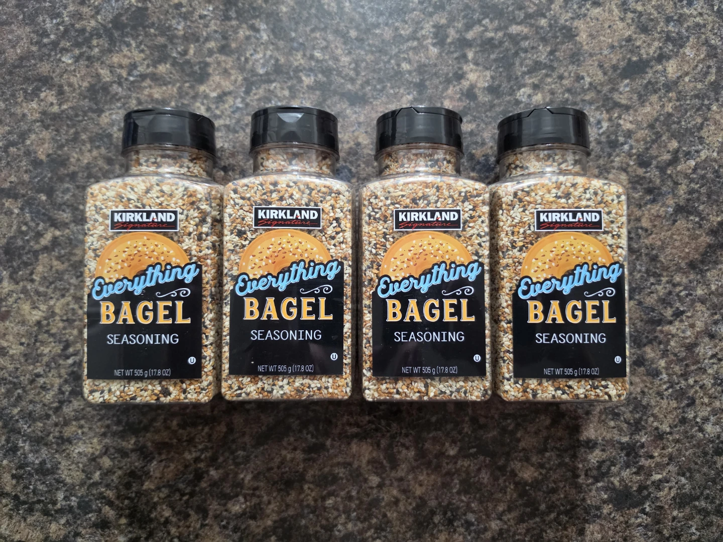 Pack of 4 Kirkland Signature Everything Bagel Seasoning