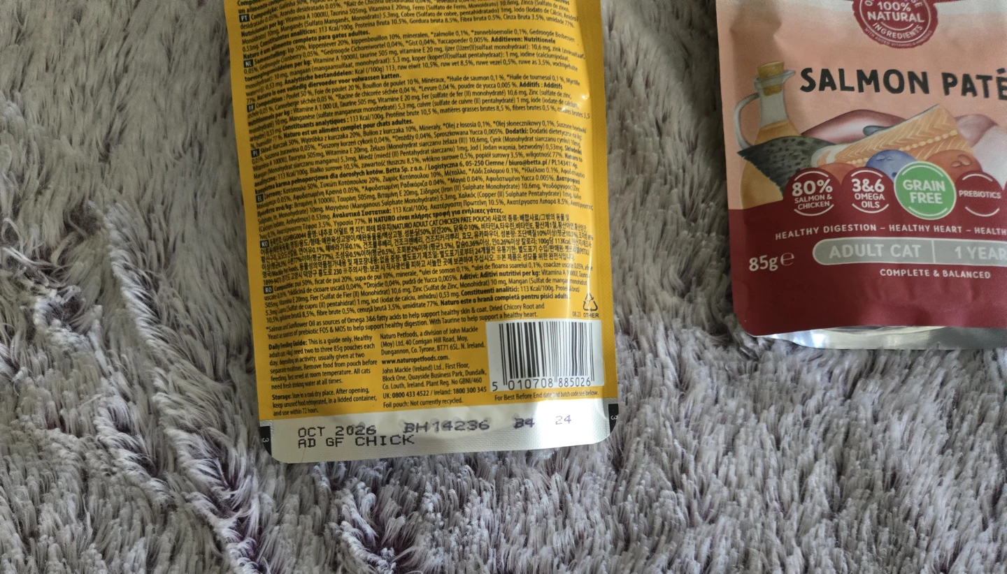 Naturo Natural Cat Food Paté Selection - 7 Pouches - photo 2