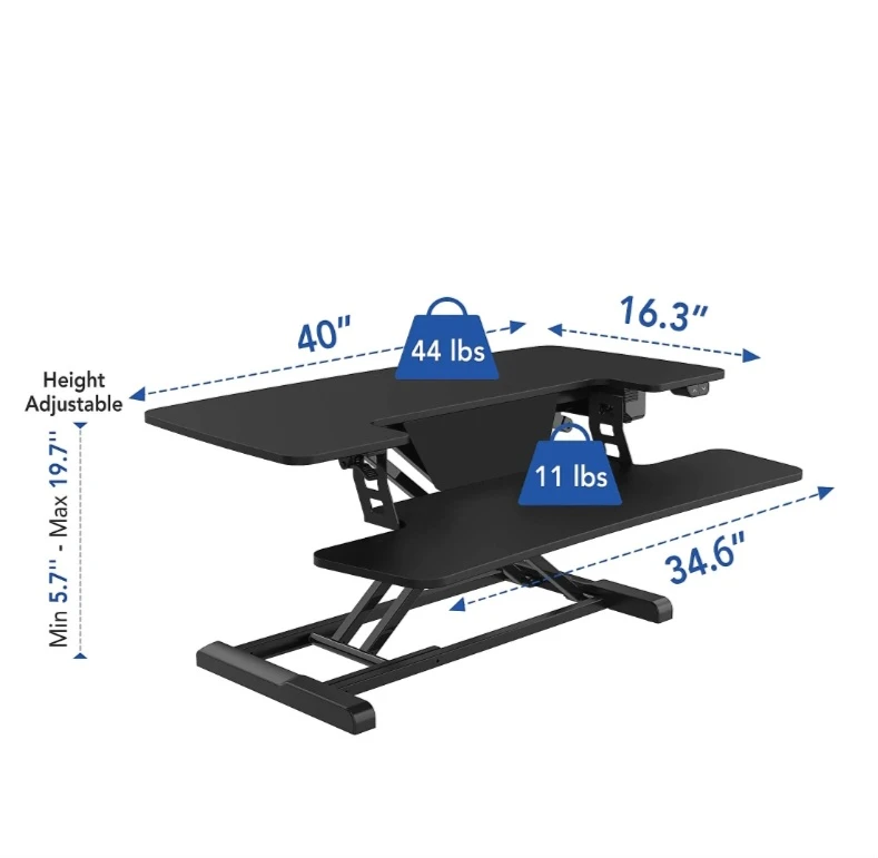 FlexiSpot Motorized Standing Desk - 40" Wide Elect... - photo 5