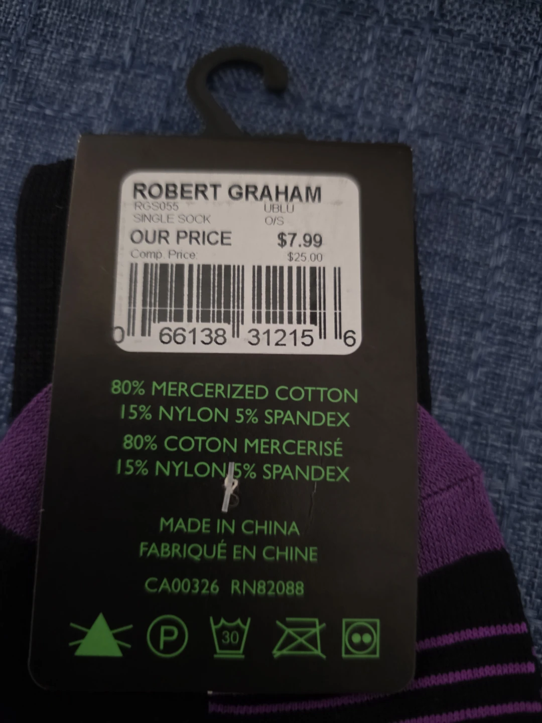 Robert Graham Skull Pattern Sock - photo 5