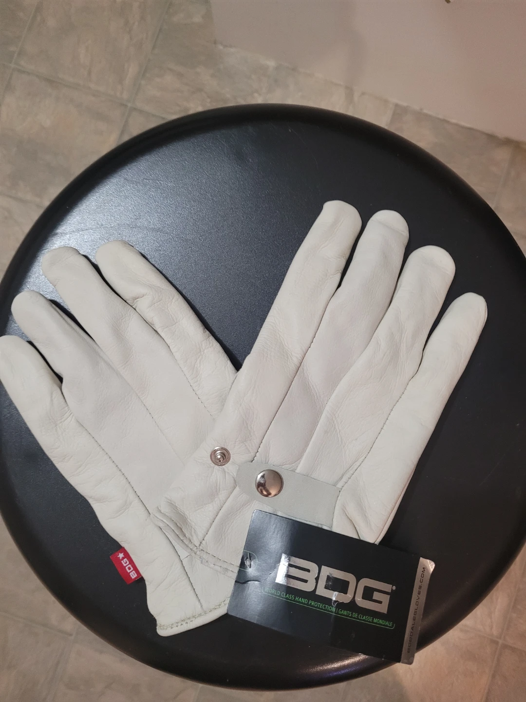 Bob Dale Gloves Lined Leather Ropers - Small