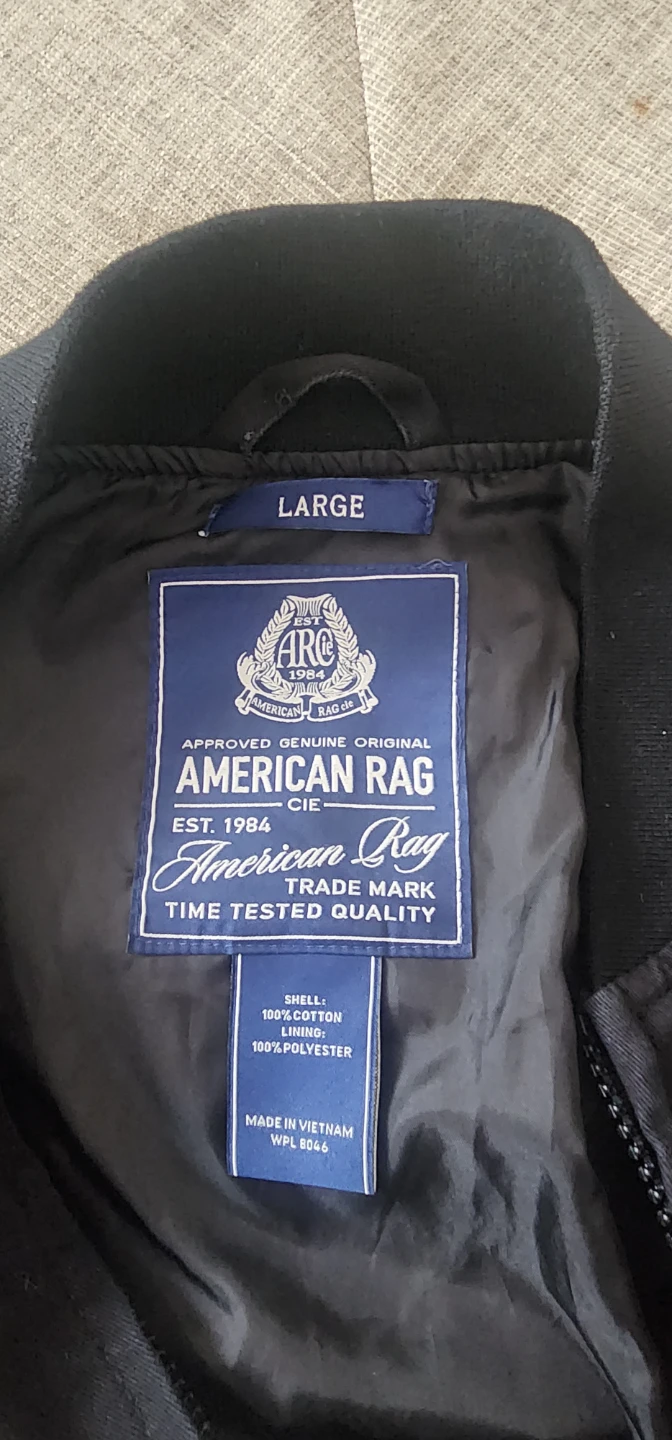American Rag Black Bomber Jacket - photo 5