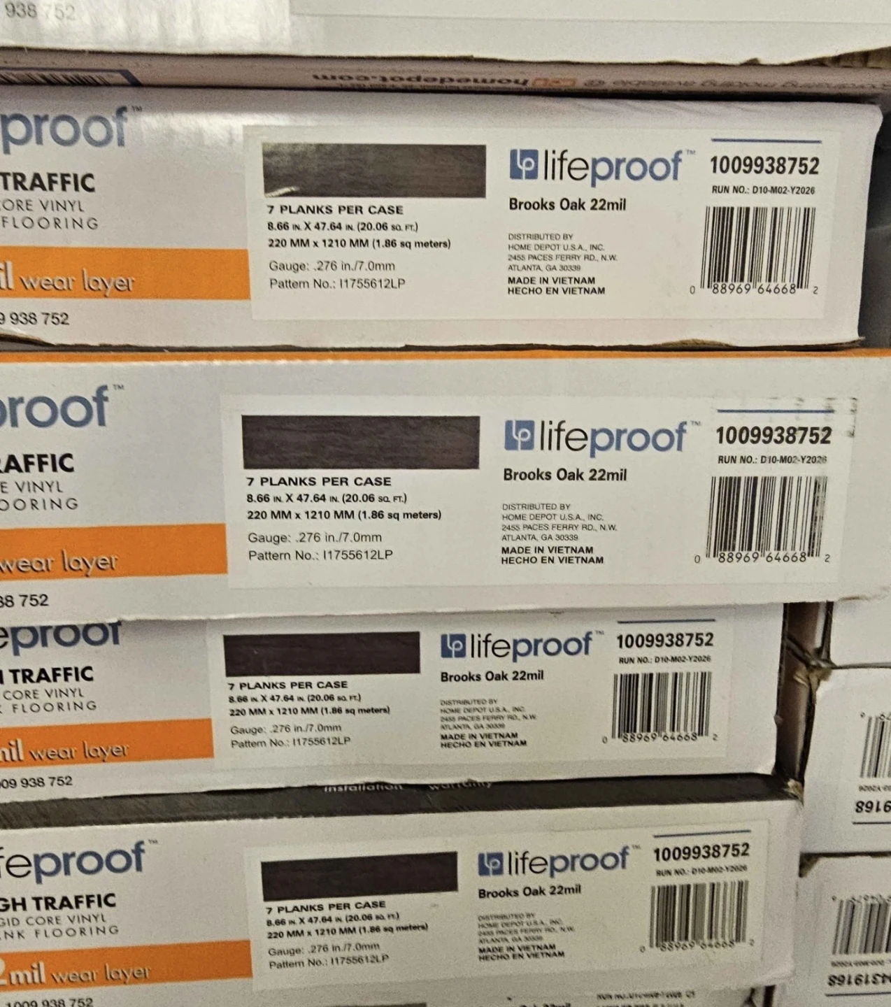 Lifeproof Brooks Oak Rigid Core Vinyl Flooring - photo 2