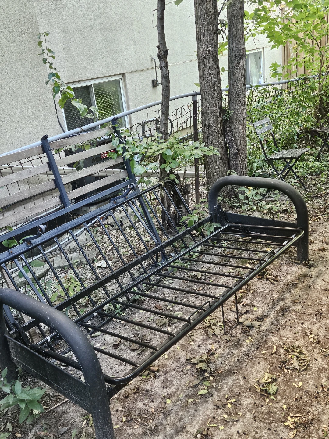 Black Metal Futon Frame