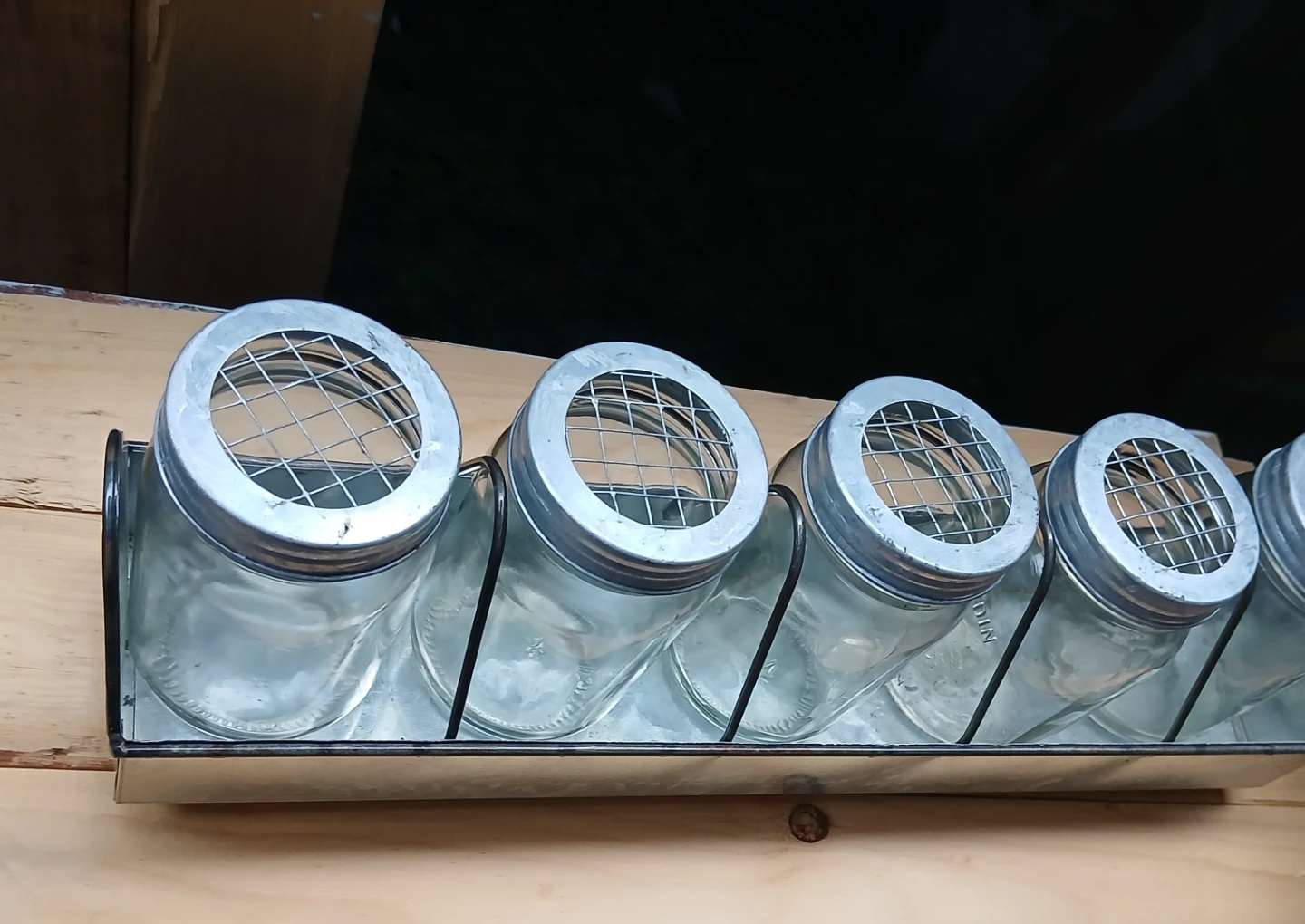 5-Jar Metal Caddy Floral Vase Set - photo 2