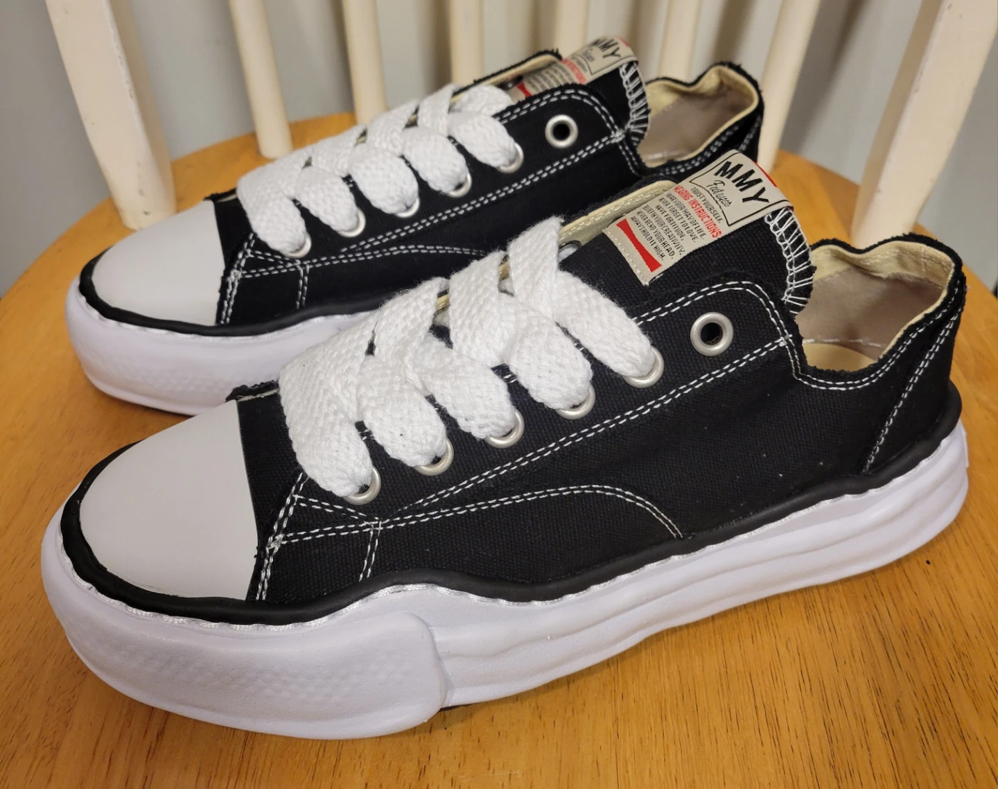 Maison Mihara Yasuhiro Peterson OG Sole Canvas Low Size  8 / 41 - photo 2