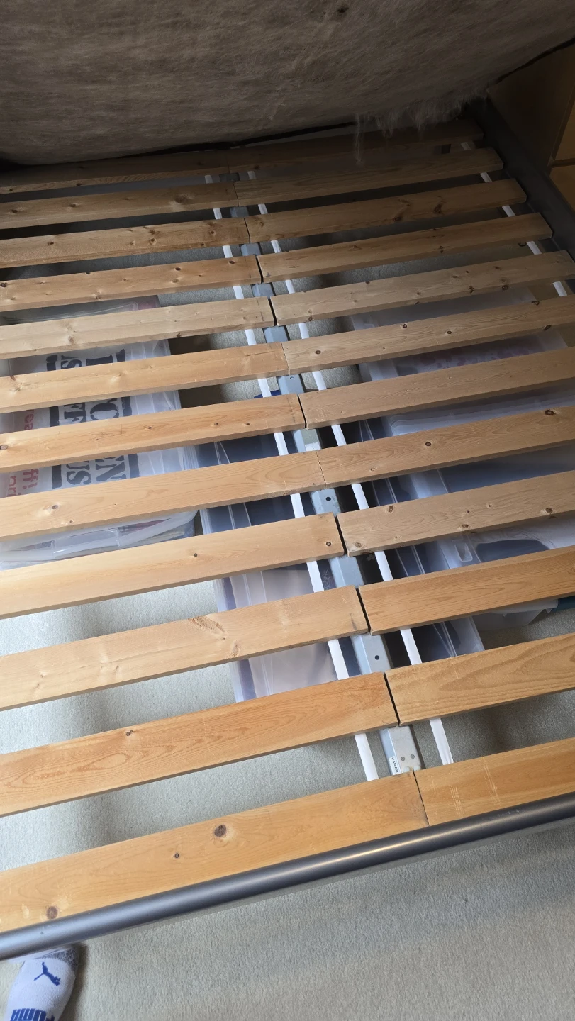 FREE FREE IKEA queen Metal Bed set - photo 4