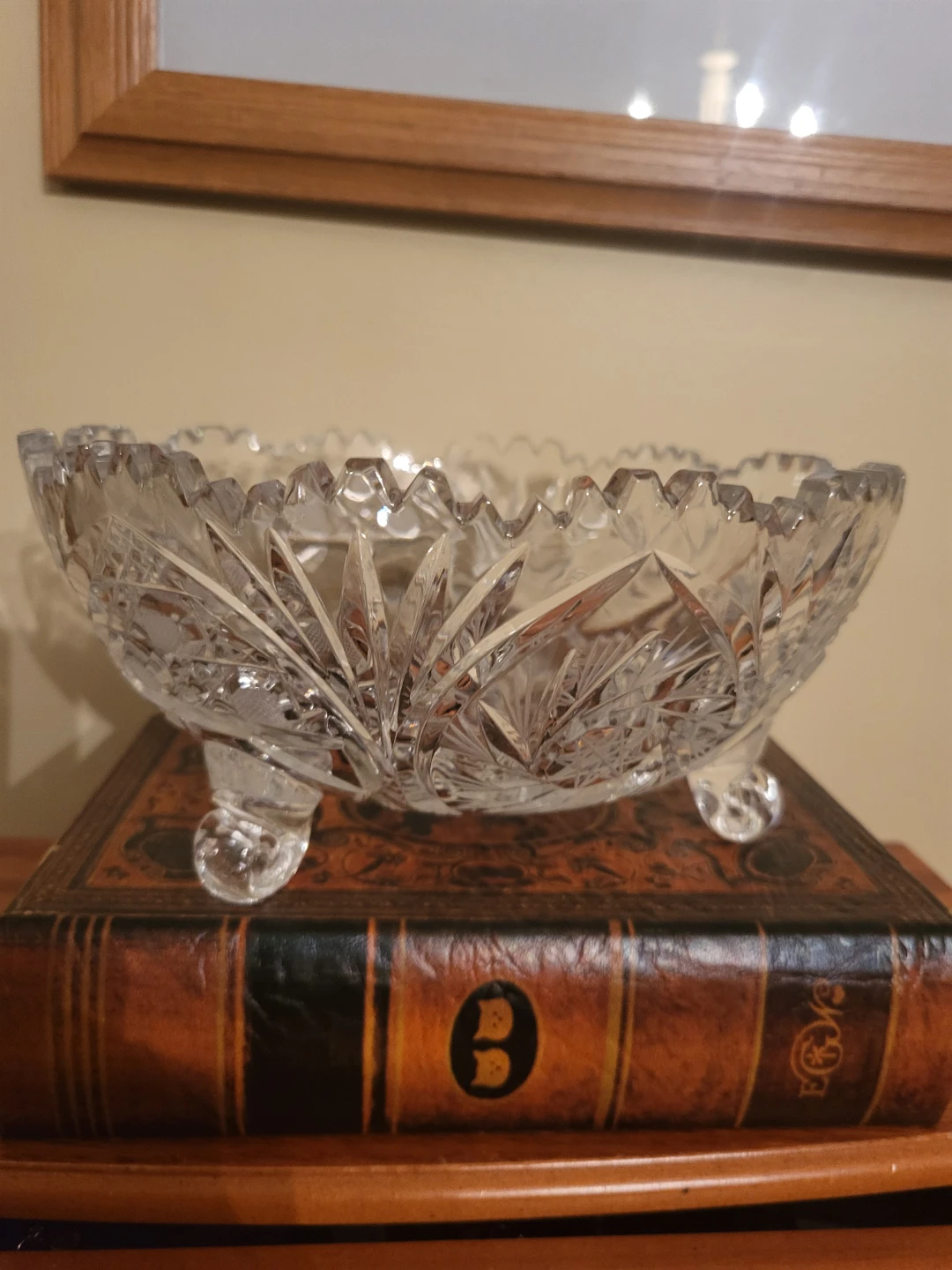 Crystal Footed Bowl