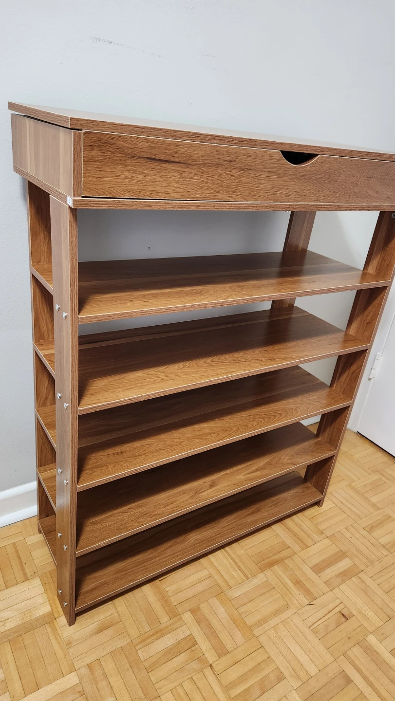 5-tier Entryway Shoe Rack w/ Storage *new