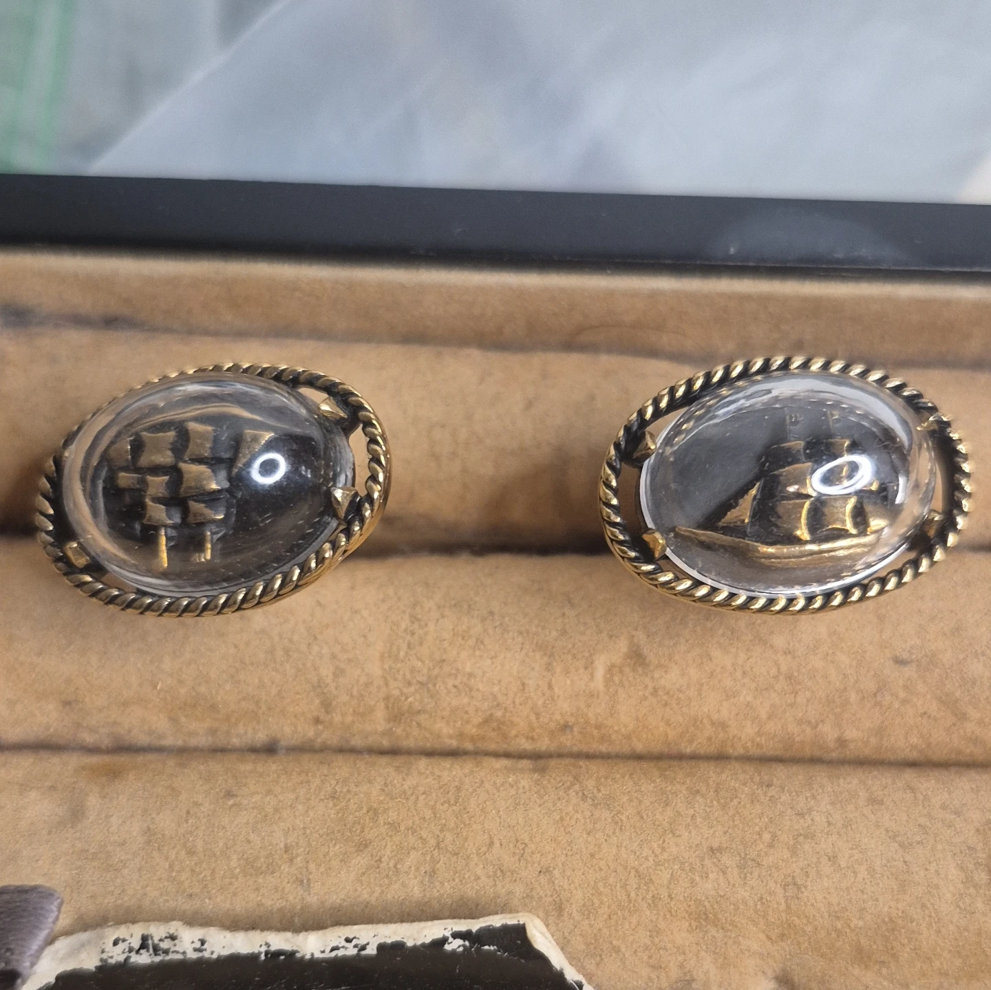Set of 3 Vintage Cufflink Pairs - photo 3