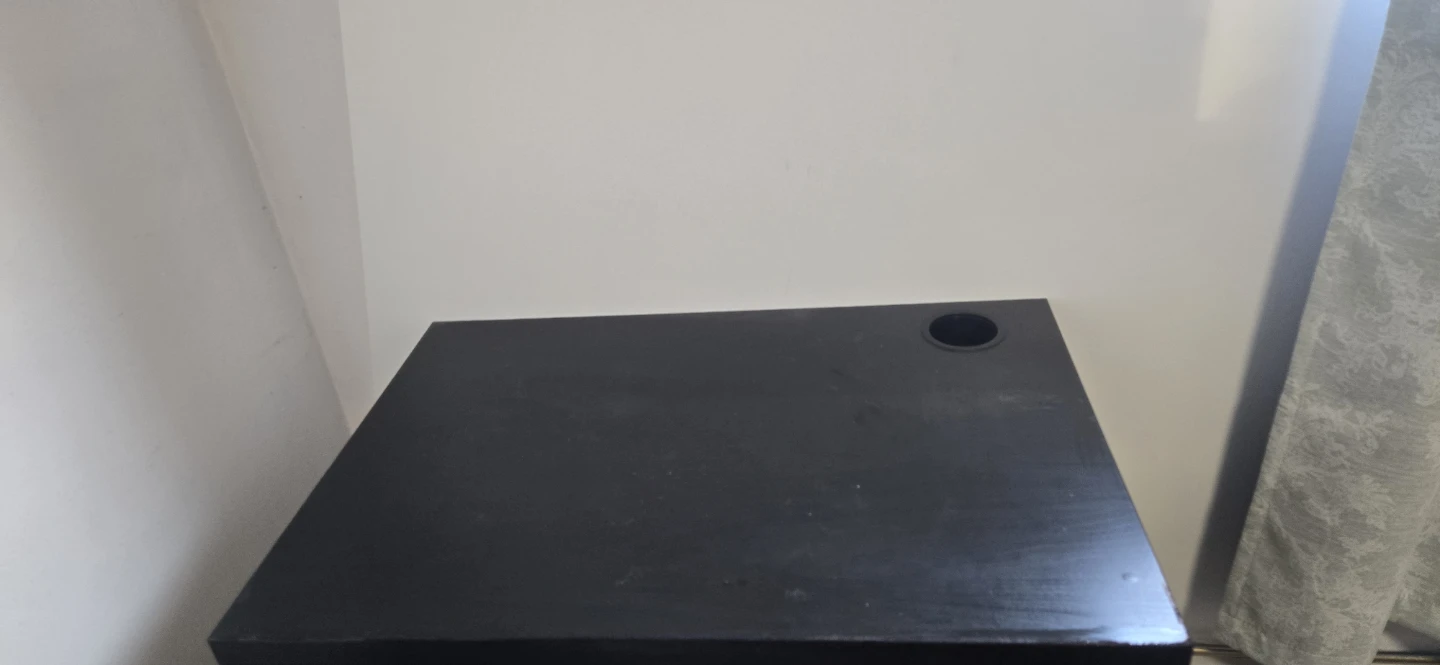 BlackSmall Desk Ikea - photo 2