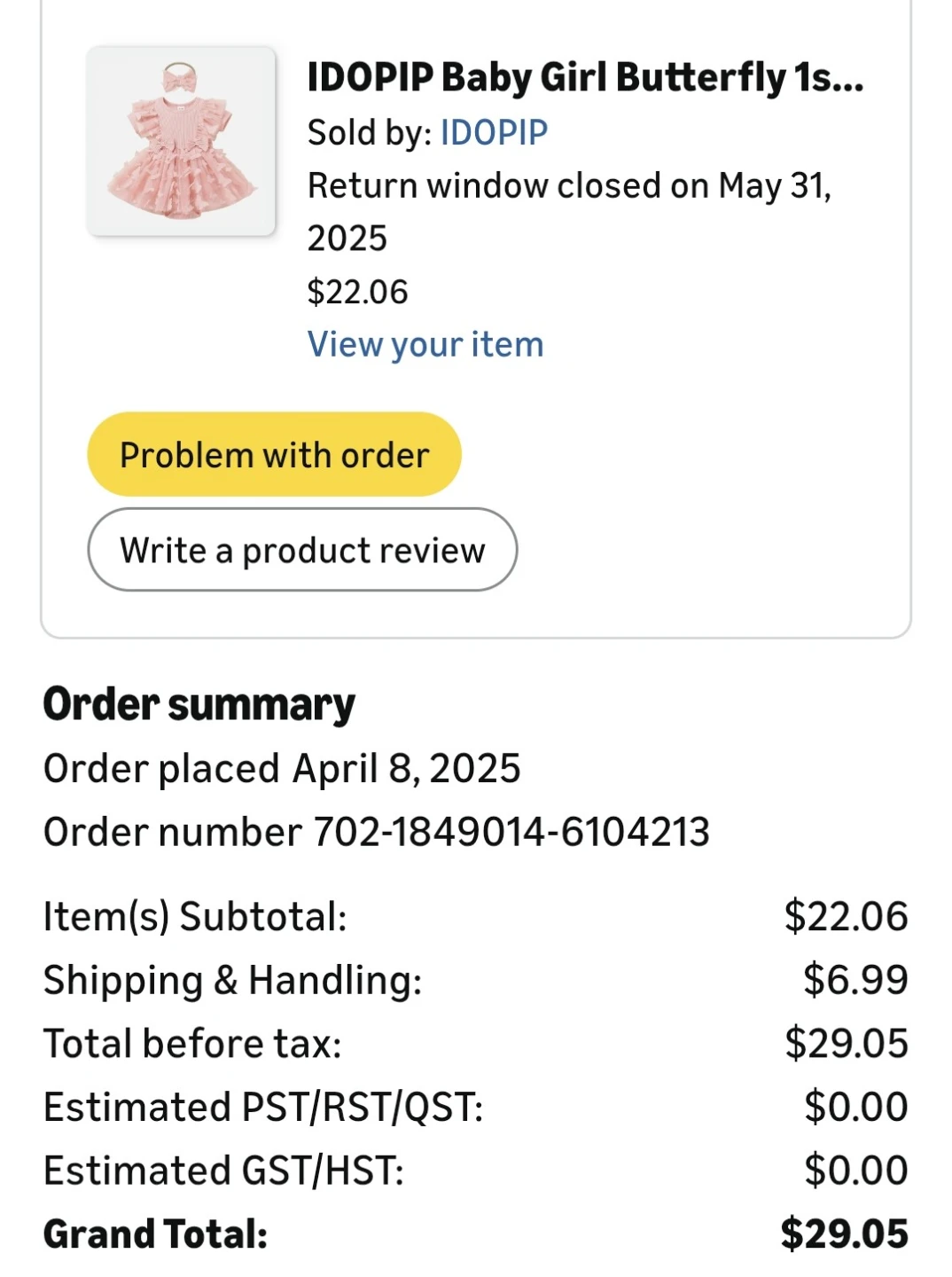 Baby Girl Pink Butterfly Baby Dress 12-18M - photo 3